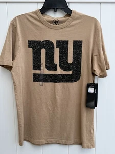 NWT New York Giants T Shirt Men’s Small ‘47 Brand NFL Khaki Football NY - Picture 1 of 5