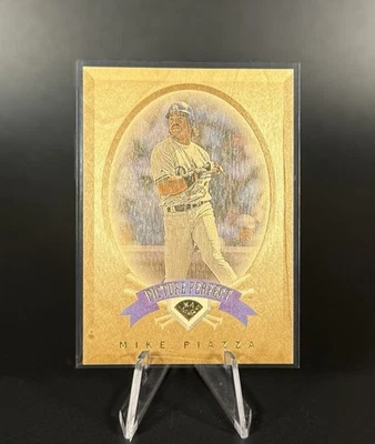 Leaf Mike Piazza 1996 imagen perfecta #10 LA Dodgers 4100/5000 Foto 1 de 3