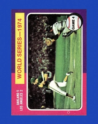 1975 Topps Set-Break #464 World Series Game 4 NM-MT OR BETTER *GMCARDS* - Image 1 of 2