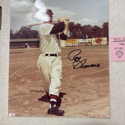 Roy Sievers Washington Senators Autograph Signature 8"x10" Photo - Image 1 of 3