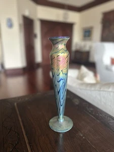 Lundberg Studios 1999 Sunset tall Bud Vase 110107 - Picture 1 of 8