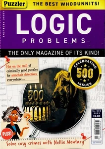 PUZZLER LOGIC PROBLEMS MAGAZINE NO 500 - Picture 1 of 1