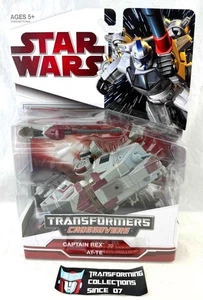 Transformers Star Wars Crossover Captain Rex to AT-TE MOSC - Picture 1 of 2