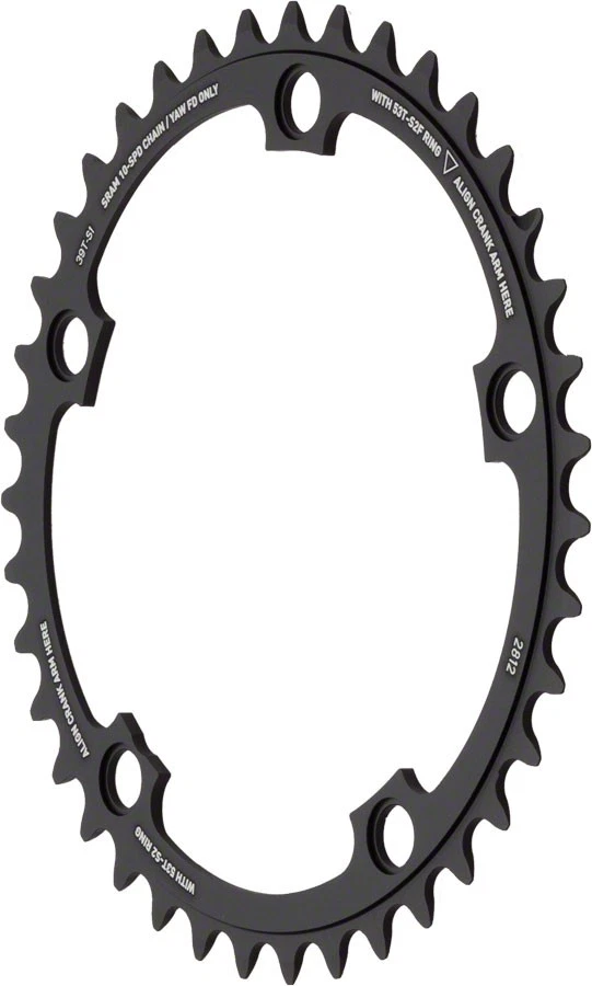 Yaw 10 - SRAM Red Yaw 39T 10-Speed Hidden Bolt Chainring, Use with 53T - - Image 1 of 1