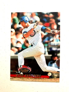 Ryne Sandberg 1993 Stadium Club #600 Members Choice Chicago Cubs HOF - Picture 1 of 2