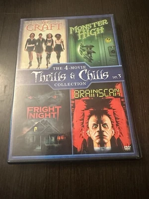 4-Movie Thrills & Chills Collection (DVD, 2013, Full & Widescreen) Foto 1 de 2