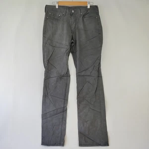 Levi’s Men’s 514 Straight Fit Pants W32 L34 Charcoal Grey Cotton Stretch Jeans - Bild 1 von 12