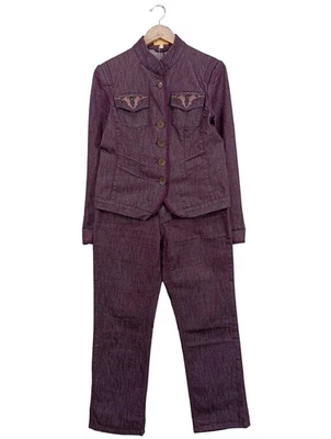 BIBA Strick Twin Set Damen Twin Set Gr. DE 42 lila Casual-Look - Bild 1 von 4