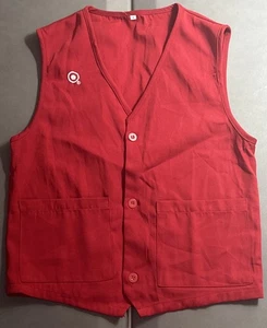 Target Store Employee Work Red Vest Uniform Size S / Small - Picture 1 of 4