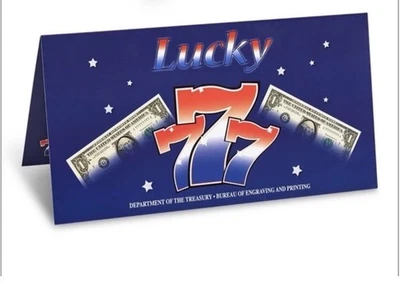 US Mint $1  777 Luck Note Uncirculated And Sealed series 2017 - Image 1 of 3