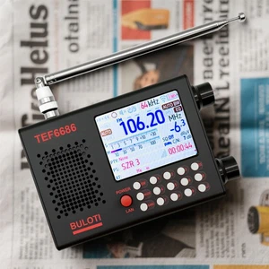 TEF6686 Receptor de Radio FM/LW/MW/SW RDS 2.8 pulgadas LCD Táctil + Batería + Antena - Imagen 1 de 5