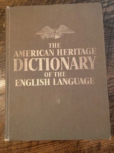 Vintage 1971 The American Heritage Dictionary Of The English Language W. Morris  - Imagen 1 de 9