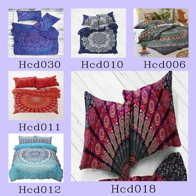Bedding Set Quilt Duvet Cover Hippie Gypsy Indien Ethnic As per Image Bed Cover - image 1 of 2