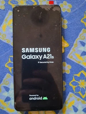 Samsung Galaxy A21s SM-A217F/DSN - 32GB  Blu -Dual SIM) Con Scatolo Ottimo Stato - Immagine 1 di 3