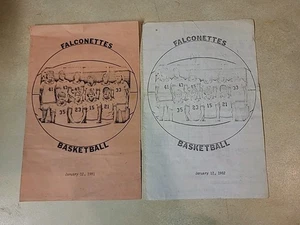 1981/82 Pottsgrove Falconettes Basketball Programs - Picture 1 of 9