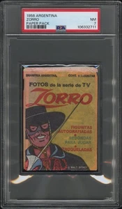 1958 ARGENTINA ZORRO PAPER PACK ZORRO PSA 7 NM - Picture 1 of 2