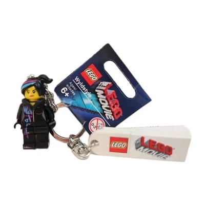 The Lego Movie Wyldstyle Key Chain 850895 With Brick Tag Brand New Lucy Charm - Image 1 of 2