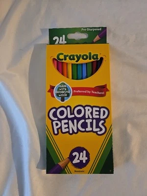 Crayola 68-4024 Long Colored Pencils - Pack of 24 - Image 1 of 2