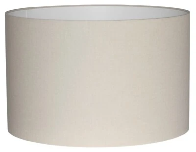 Lampenschirm für Stehlampe, Hängelam Zylinder 13-50 cm E27/E14 Beige MIRANO - Bild 1 von 4