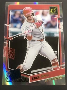 2023 Panini Chronicles Chiaramente Donruss Zach Neto Rated Rookie/10 RC SP - Foto 1 di 2