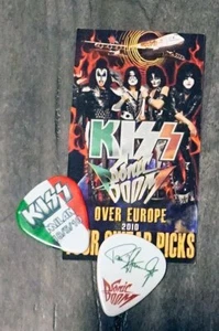 KISS Sonic Boom Europe Milan 051810  Guitar Pick Paul Stanley - Picture 1 of 1