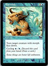 Backslide Magic The Gathering Onslaught Card Light Play X1