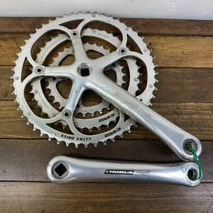 Vintage Campagnolo Chorus Crank Set TRIPLE 172.5 mm 74 135 BCD Road Tour - Picture 1 of 16