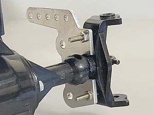 Aluminum Relocate Axle Rod Shock Mount Plate Tamiya RC 1/10 Clodbuster Bullhead - Picture 1 of 7