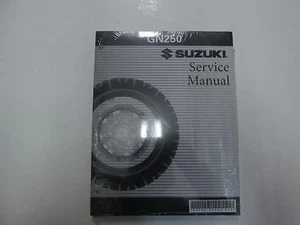 1985 86 87 1988 Suzuki GN250 Servicio Reparación Taller Manual Nuevo Fábrica - Imagen 1 de 4