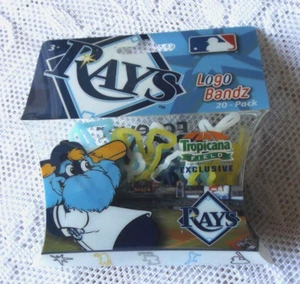 TAMPA BAY RAYS LOGO BANDZ * TROPICANA FIELD EXCLUSIVE * 20 PACK * MLB BASEBALL * - Picture 1 of 6