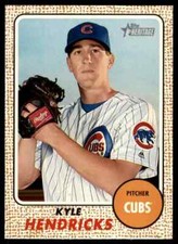 2017 Topps Heritage Kyle Hendricks #66 Chicago Cubs