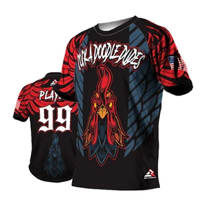 INDIVIDUELLES Sporttrikot personalisiert Name Nummer - Cock a Doodle Dudes - Softball - Bild 1 von 7