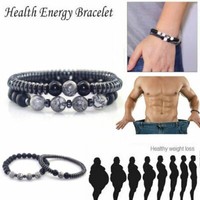 Magnetic Healing Therapy Bracelet Arthritis Hematite Weight Loss Pain Relief New