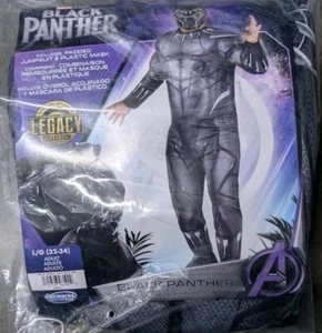 Marvel Studios Black Panther Qualux Costume Jumpsuit And Mask Men Size-L 32-34 - Picture 1 of 6
