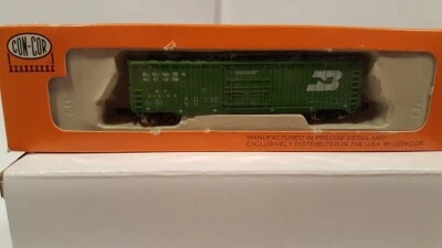 Con-Cor # 1471N 50' Rib Side Box Burlington Northern 319160 N Scale  MIB  - Image 1 of 2