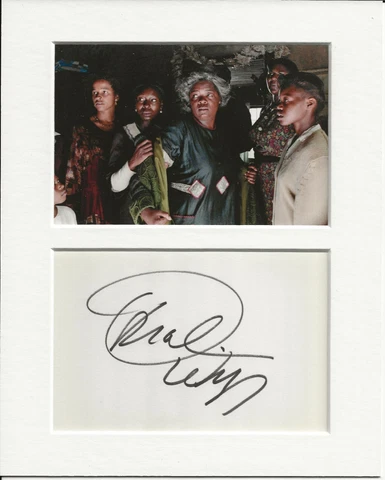 Oprah Winfrey the color purple signed genuine authentic autograph signature COA Cover