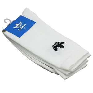 Adidas Originals 2er Paquete Niños Crew Calcetines de Deporte Set Medias Trefoil - Imagen 1 de 3