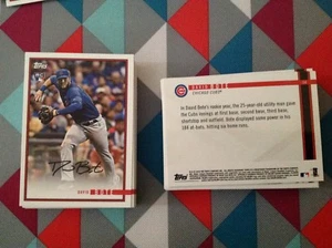 David Bote #14 Chicago Cubs RC base 2018 TOPPS ON-DEMAND ROOKIE YEAR IN REVIEW - Picture 1 of 1
