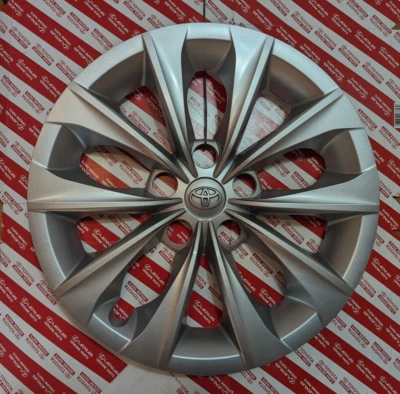 Tampa de roda 2015-2017 Camry LE XLE 16" - 42602-06070 calota - Toyota genuína - Imagem 1 de 2