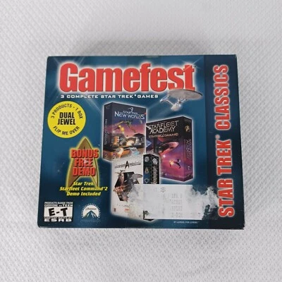 Gamefest Star Trek Classics Dual Jewel Case PC CD-ROM 3 Games  - Image 1 of 4