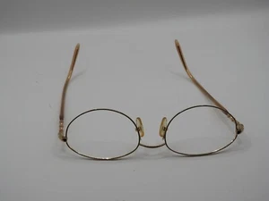 Christian Dior goldfarbene Brillenfassung nur & Etui Made in Italy Etui etwas rau - Bild 1 von 6