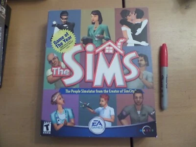 The Sims: Original Game + Big Box Manual & Reference Card PCCD **Windows 9598* - Image 1 of 4
