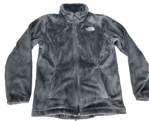 Girls Gray Pink Northface Osolita Full Zip Fleece GIRL SIZE Large 14/16 - Picture 1 of 20