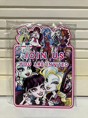 Monster High Mattel Juguete Muñeca Niños Fiesta de Cumpleaños Novedad Invitaciones Nuevo Paquete de 20 Foto 1 de 2