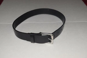 Gap Sz 22 Boys' Youth Black Leather Belt - Picture 1 of 2