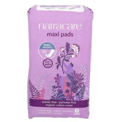 Natracare Bio Baumwolle Ultra Maxi Pads 10 Nächte