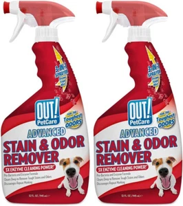 OUT! PetCare Advanced Flecken- und Geruchsentferner | Pro-Bakterien 32 oz (2er Pack) - Bild 1 von 6