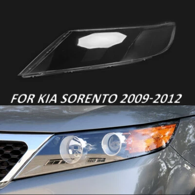 Front Light Case For Kia Sorento 2009-2012 Headlight Lens Cover Transparent Left - image 1 of 4