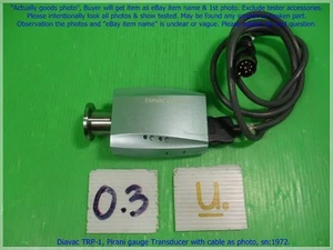 Diavac TRP-1, Transductor calibre Pirani con cable como foto, sn:1972. - Imagen 1 de 12