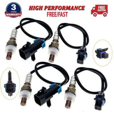 For 2007 GMC Yukon XL 1500 5.3L 6.0L 6.2L 4pcs Oxygen O2 Sensor 1&2 Upper+Lower - Image 1 of 4